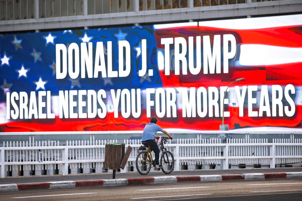 APTOPIX Israel Election 2020 Trump